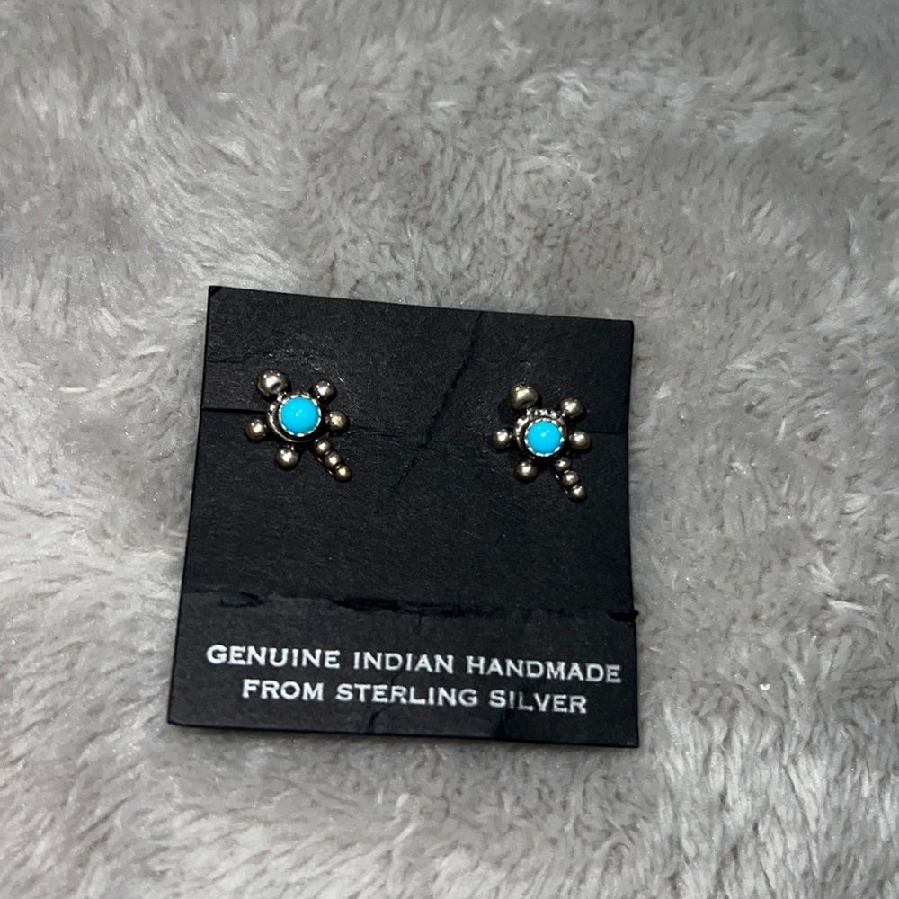 handmade turquoise earrings